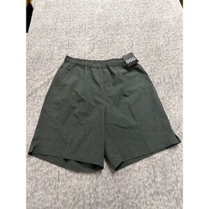 DSG Mens 8 Inch Agility Woven Short Muted Olive Heather DAM14111H Small NWT